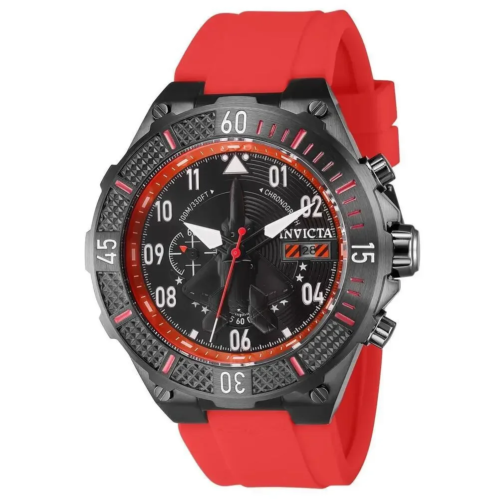 Invicta 39897 Aviator Quartz Black Dial Watch